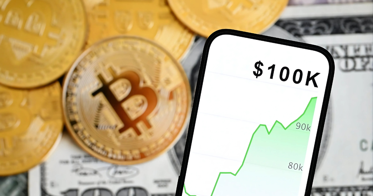 Bitcoin dips below $100k