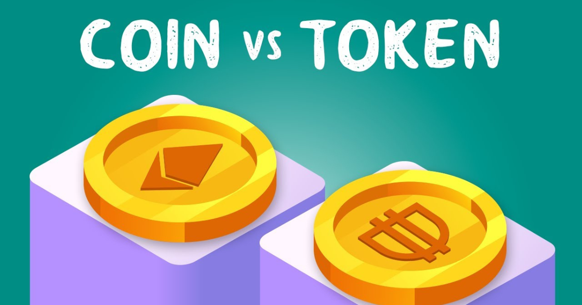 difference between coin and token