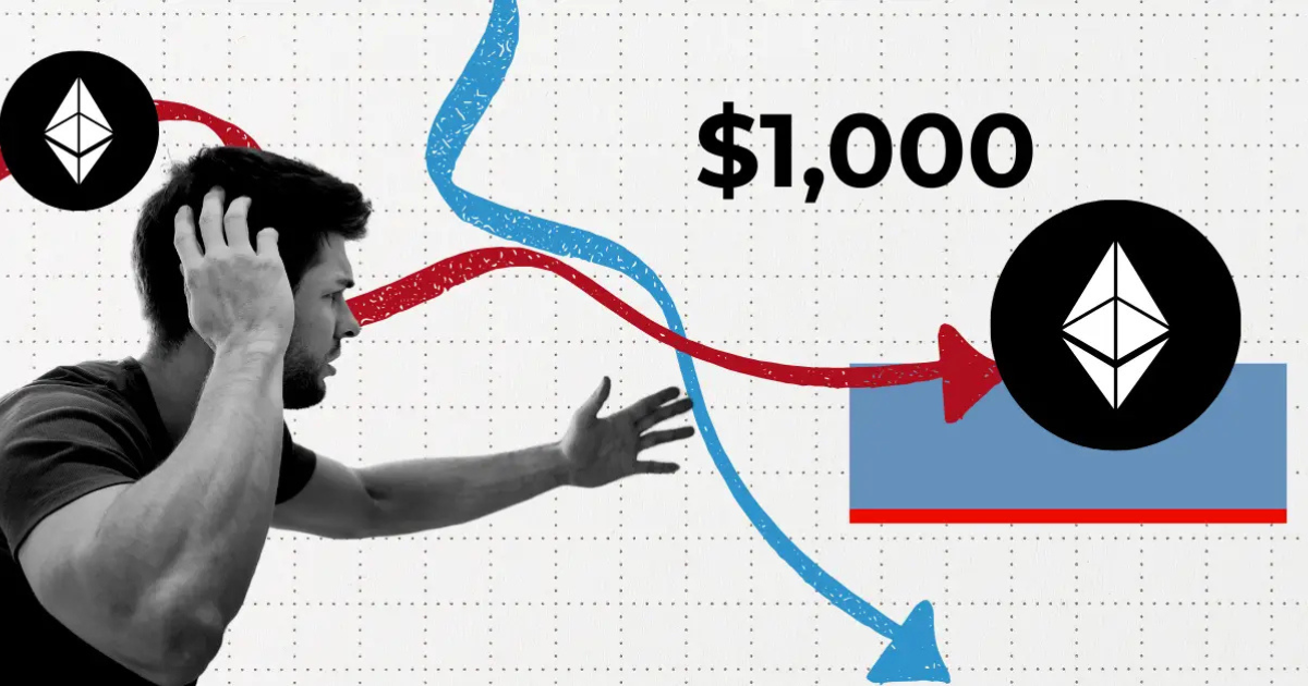 Will The Ethereum Drop Continue Below $1000